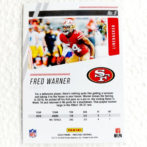 San Francisco 49ers 6 Card Lot - FTBL [28_20] - Picture 5 of 13